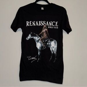 RARE Beyoncé Renaissance World Tour Horse Signature Shirt – Official Concert Tee